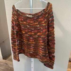 FREE PEOPLE “Highland” Knit Sweater Top Oversized